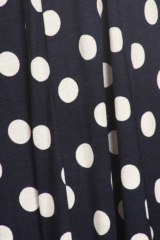 Paneled polka dot a-line midi dress - Shop Style & More | Fresh Looks, Everyday Deals & Free Shipping