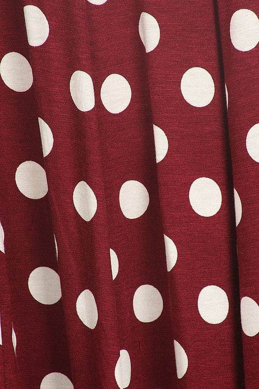 Paneled polka dot a-line midi dress - Shop Style & More | Fresh Looks, Everyday Deals & Free Shipping