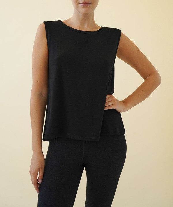 BAMBOO MUSCLE SLEEVLESS TOP - Shop Style & More | Fresh Looks, Everyday Deals & Free Shipping