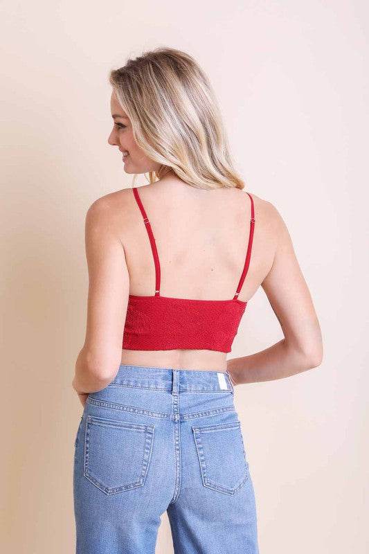 Seamless Padded Textured Brami - Shop Style & More | Fresh Looks, Everyday Deals & Free Shipping