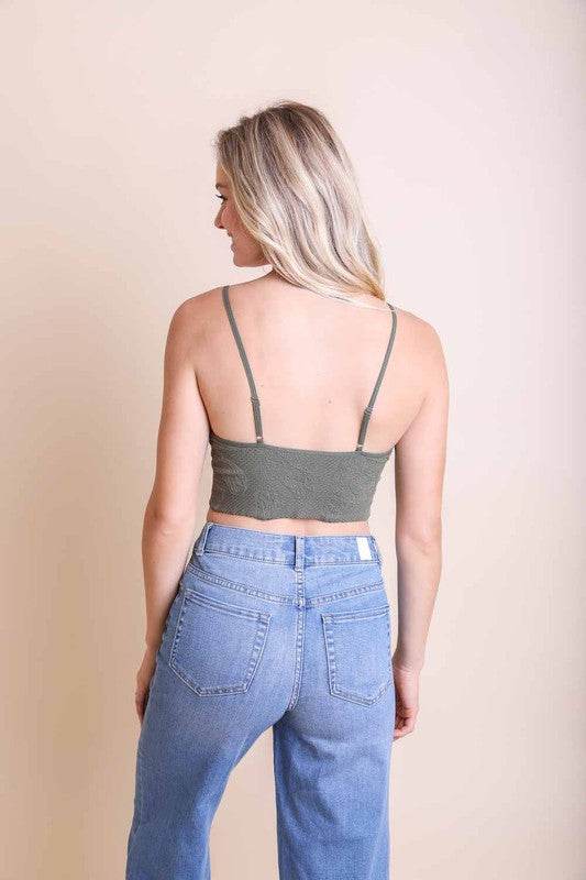Seamless Padded Textured Brami - Shop Style & More | Fresh Looks, Everyday Deals & Free Shipping