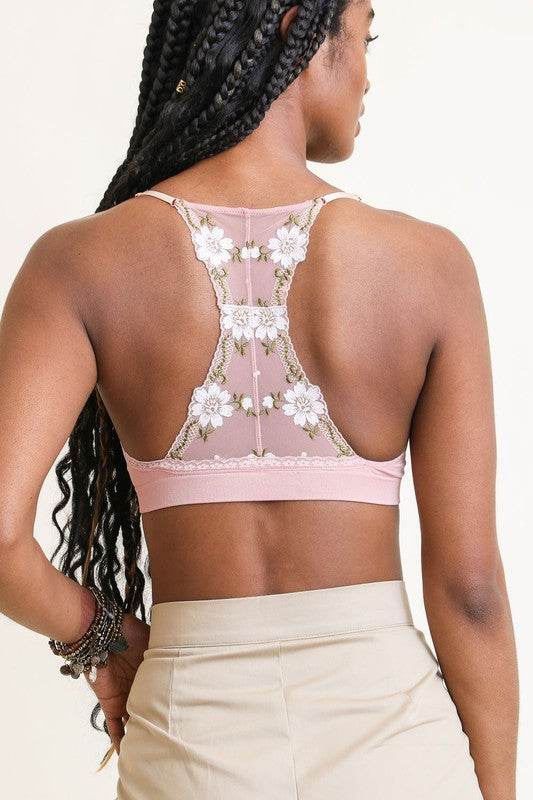 Floral Lattice Bralette - Shop Style & More | Fresh Looks, Everyday Deals & Free Shipping