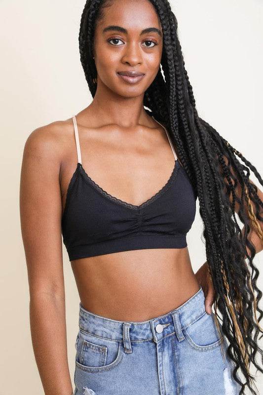 Floral Lattice Bralette - Shop Style & More | Fresh Looks, Everyday Deals & Free Shipping