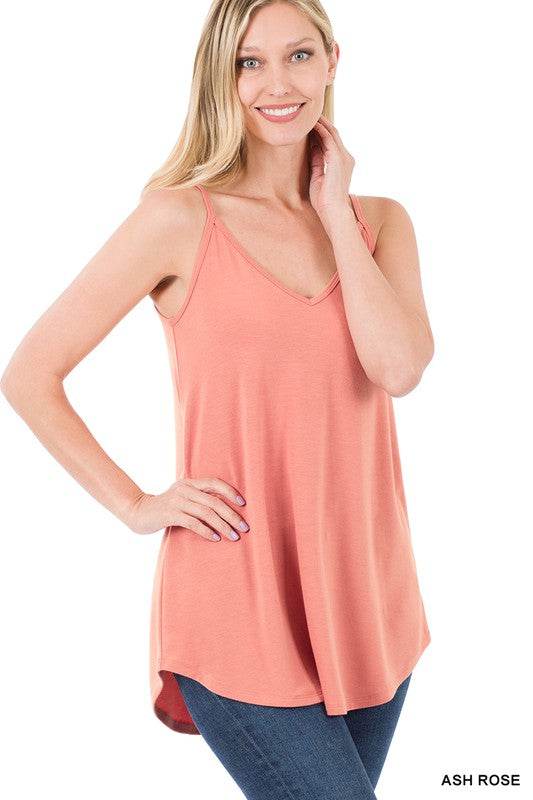 Front and Back Reversible Spaghetti Cami - Shop Style & More | Fresh Looks, Everyday Deals & Free Shipping