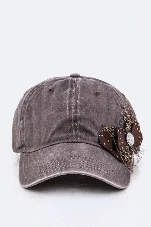 Crystal & Lurex Mesh Bow Fashion Cap - Shop Style & More | Fresh Looks, Everyday Deals & Free Shipping