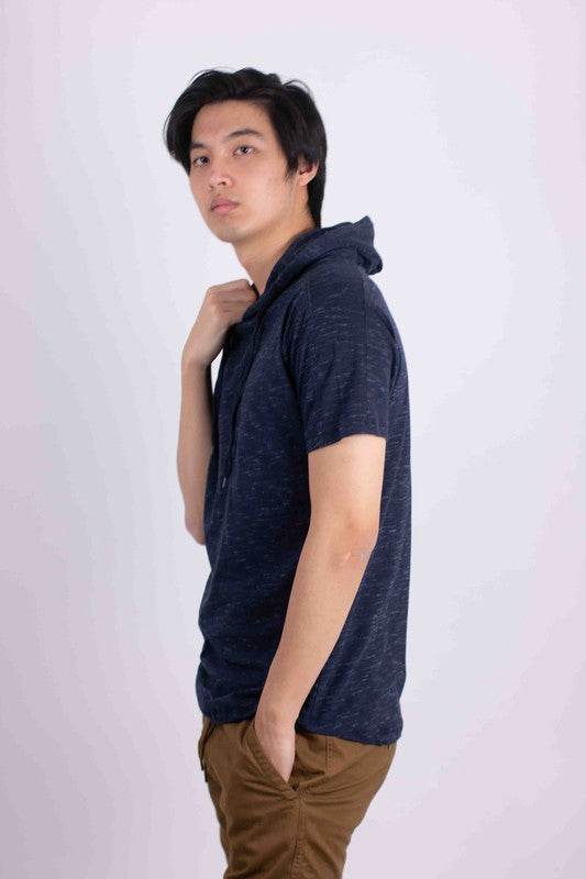 LIGHT WEIGHT TRIBLEND SHORT SLEEVES HOODIE - Shop Style & More | Fresh Looks, Everyday Deals & Free Shipping