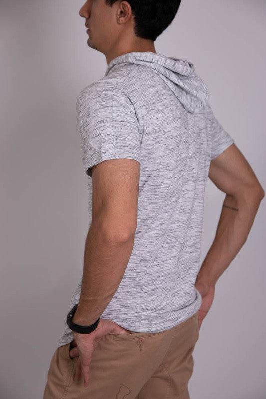 LIGHT WEIGHT TRIBLEND SHORT SLEEVES HOODIE - Shop Style & More | Fresh Looks, Everyday Deals & Free Shipping