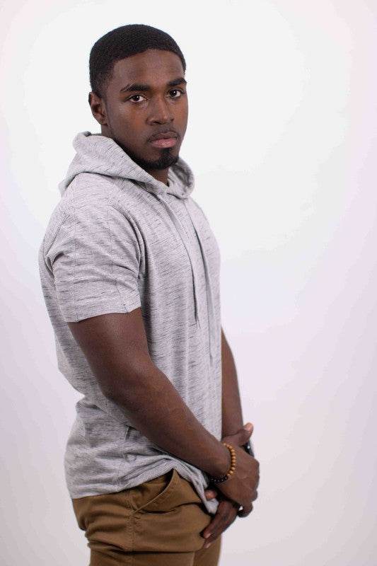 LIGHT WEIGHT TRIBLEND SHORT SLEEVES HOODIE - Shop Style & More | Fresh Looks, Everyday Deals & Free Shipping