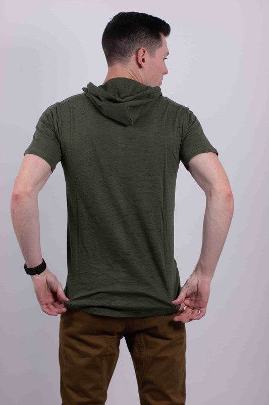 LIGHT WEIGHT TRIBLEND SHORT SLEEVES HOODIE - Shop Style & More | Fresh Looks, Everyday Deals & Free Shipping