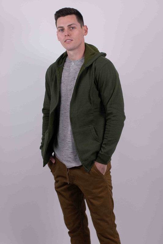 FLEECE ZIPPER HOODIE - Shop Style & More | Fresh Looks, Everyday Deals & Free Shipping