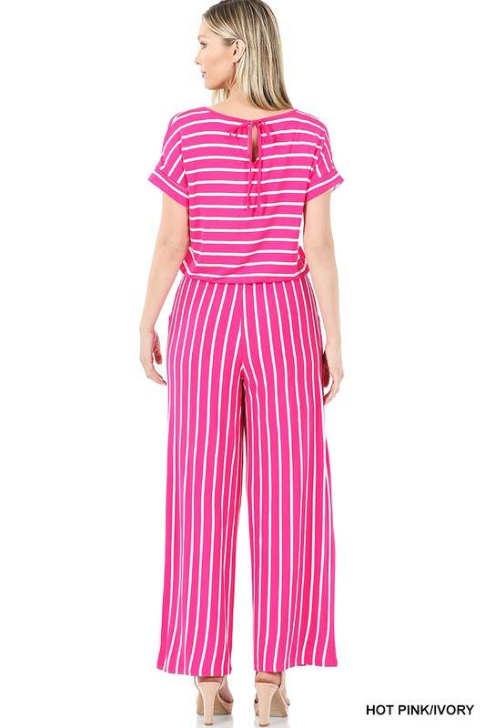 Striped Jumpsuit - Shop Style & More | Fresh Looks, Everyday Deals & Free Shipping