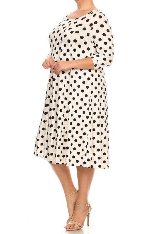Polka dot midi dress in relaxed fit - Shop Style & More | Fresh Looks, Everyday Deals & Free Shipping