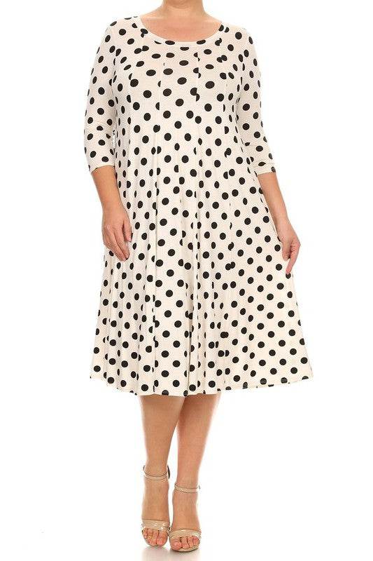 Polka dot midi dress in relaxed fit - Shop Style & More | Fresh Looks, Everyday Deals & Free Shipping