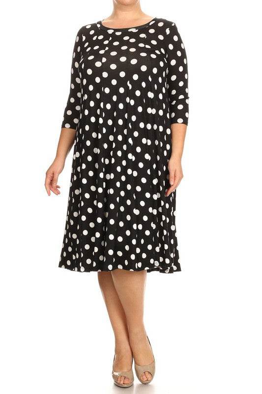 Polka dot midi dress in relaxed fit - Shop Style & More | Fresh Looks, Everyday Deals & Free Shipping