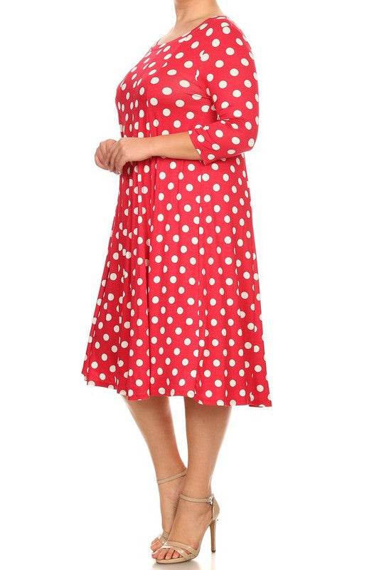 Polka dot midi dress in relaxed fit - Shop Style & More | Fresh Looks, Everyday Deals & Free Shipping