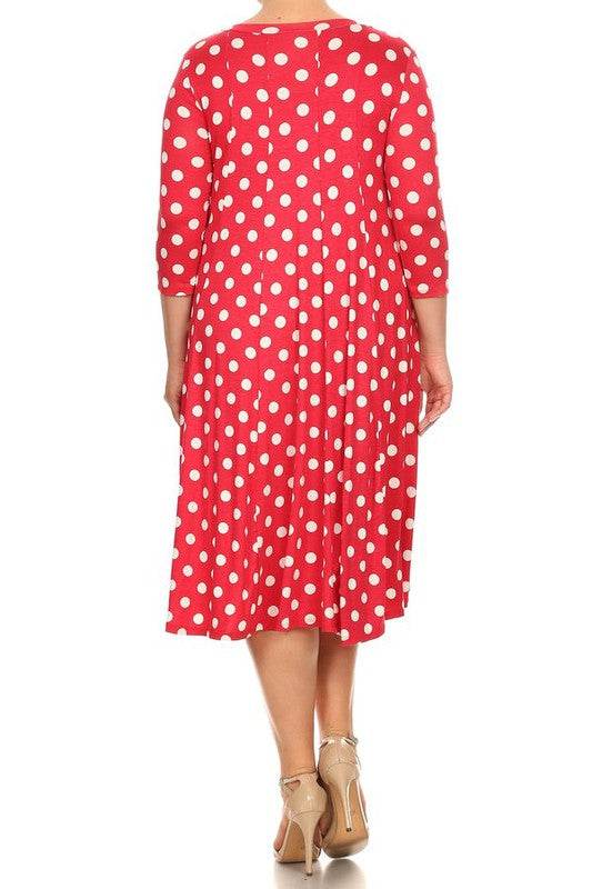 Polka dot midi dress in relaxed fit - Shop Style & More | Fresh Looks, Everyday Deals & Free Shipping