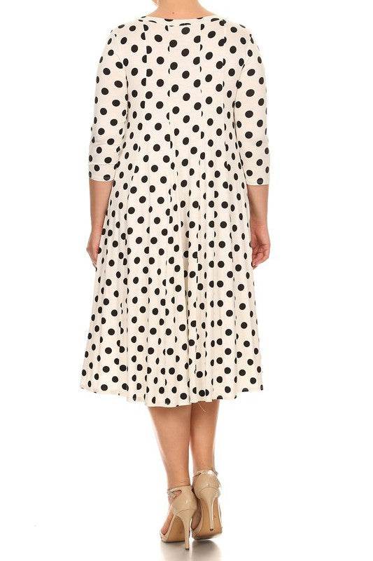 Polka dot midi dress in relaxed fit - Shop Style & More | Fresh Looks, Everyday Deals & Free Shipping