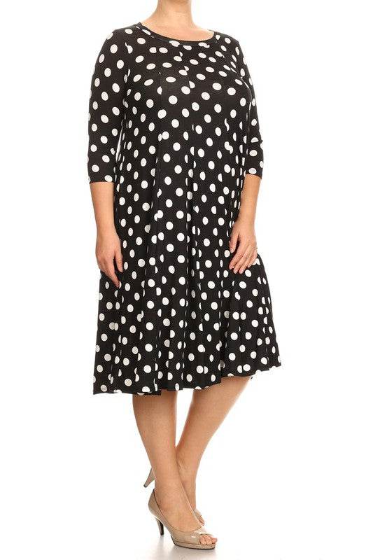 Polka dot midi dress in relaxed fit - Shop Style & More | Fresh Looks, Everyday Deals & Free Shipping