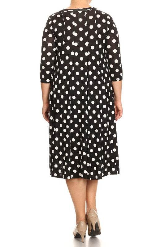 Polka dot midi dress in relaxed fit - Shop Style & More | Fresh Looks, Everyday Deals & Free Shipping