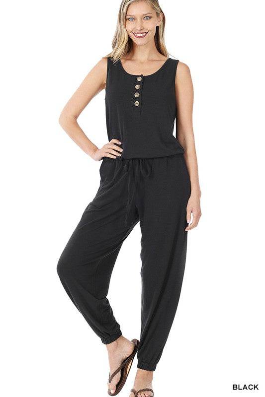 Sleeveless Jogger Jumpsuit - Shop Style & More | Fresh Looks, Everyday Deals & Free Shipping