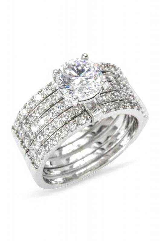 Stacking Layers CZ Ring - Shop Style & More | Fresh Looks, Everyday Deals & Free Shipping