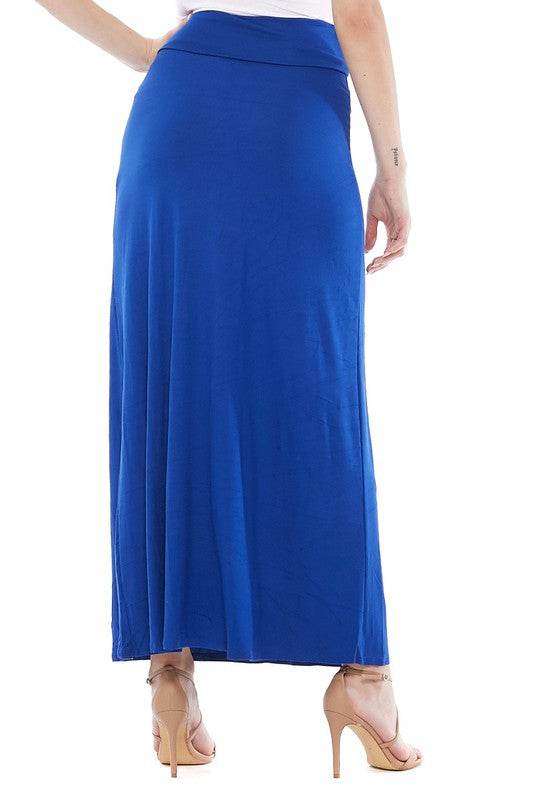 Solid, high waisted maxi skirt - Shop Style & More | Fresh Looks, Everyday Deals & Free Shipping