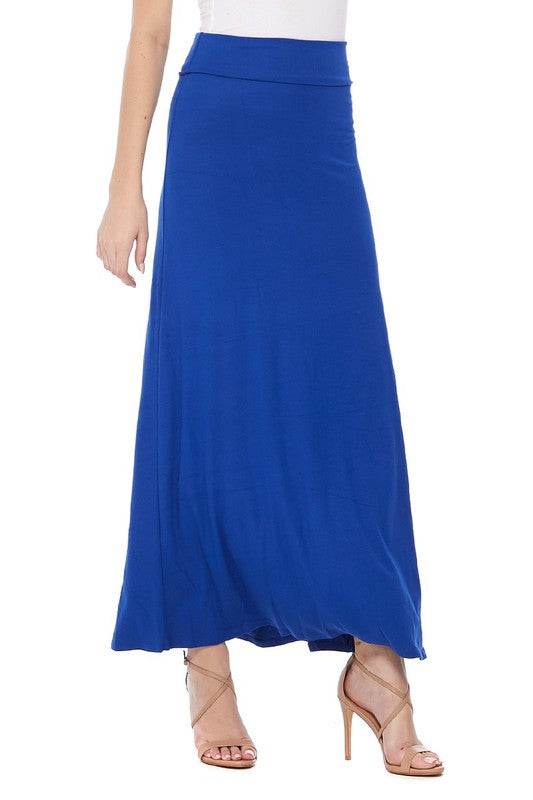 Solid, high waisted maxi skirt - Shop Style & More | Fresh Looks, Everyday Deals & Free Shipping