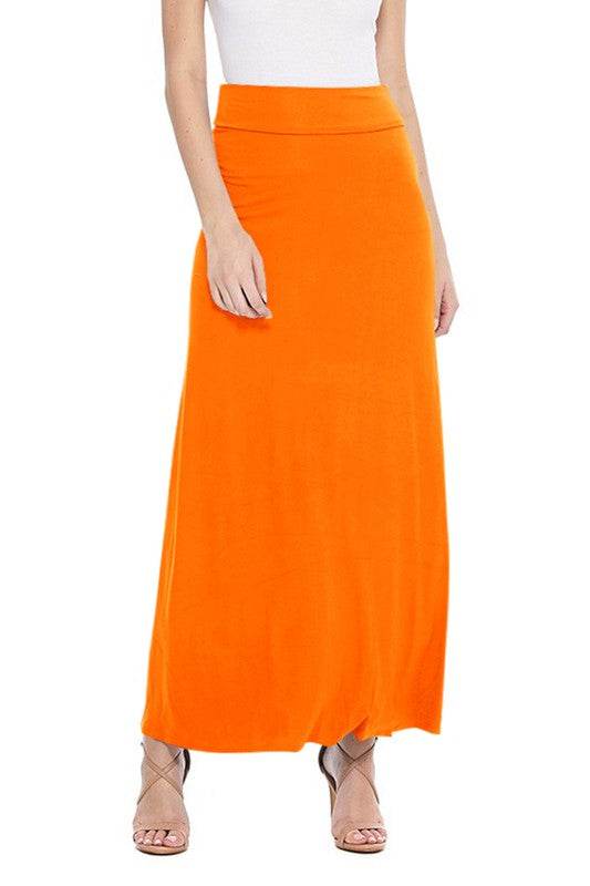 Solid, high waisted maxi skirt - Shop Style & More | Fresh Looks, Everyday Deals & Free Shipping