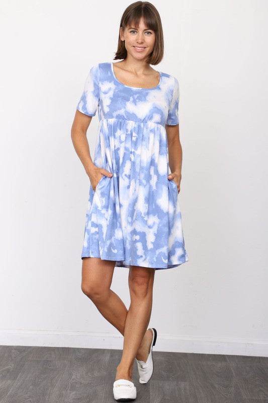 Cloud Tie Dye Midi Dress - Shop Style & More | Fresh Looks, Everyday Deals & Free Shipping