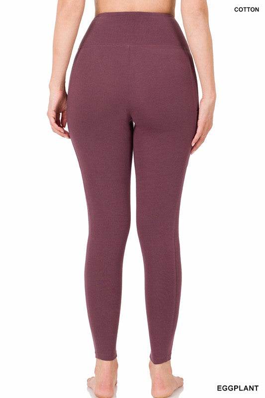 Better Cotton Wide Waistband Pocket Leggings - Shop Style & More | Fresh Looks, Everyday Deals & Free Shipping