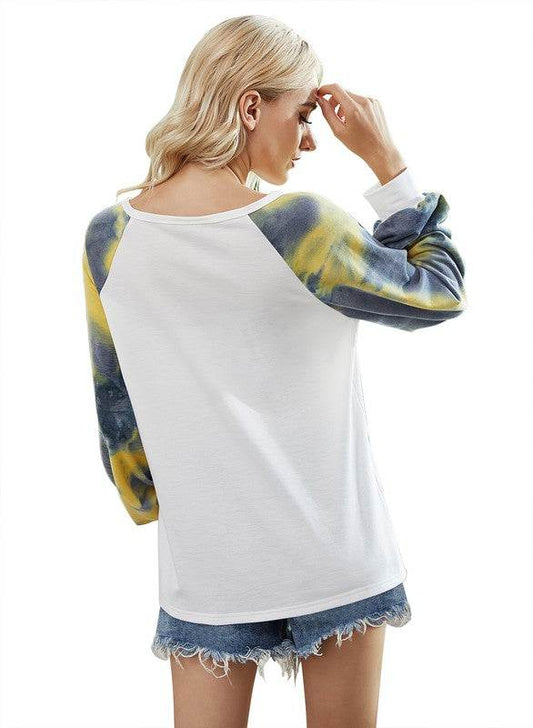 Round Neck Long Sleeve Loose Top - Shop Style & More | Fresh Looks, Everyday Deals & Free Shipping