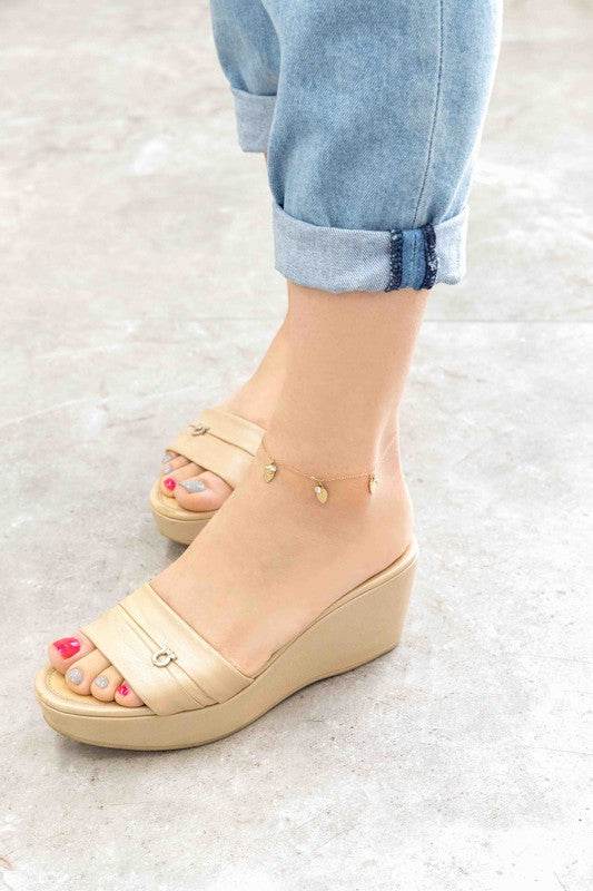 Leaf and Rhinestone Chain Anklet - Shop Style & More | Fresh Looks, Everyday Deals & Free Shipping