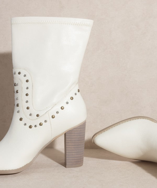 OASIS SOCIETY Paris - Studded Boots Boots