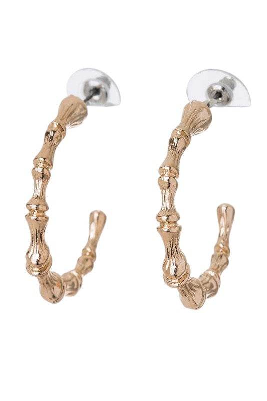 Small Bamboo Hoop Earrings - Shop Style & More | Fresh Looks, Everyday Deals & Free Shipping