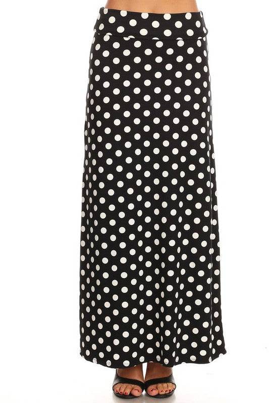 Polka dot maxi length skirt - Shop Style & More | Fresh Looks, Everyday Deals & Free Shipping