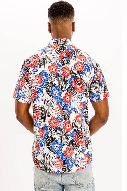 Hawaiian Print Button Down Shirt - Shop Style & More | Fresh Looks, Everyday Deals & Free Shipping
