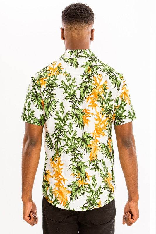 Weiv Mens Print Hawaiian Button Down Shirt - Shop Style & More | Fresh Looks, Everyday Deals & Free Shipping