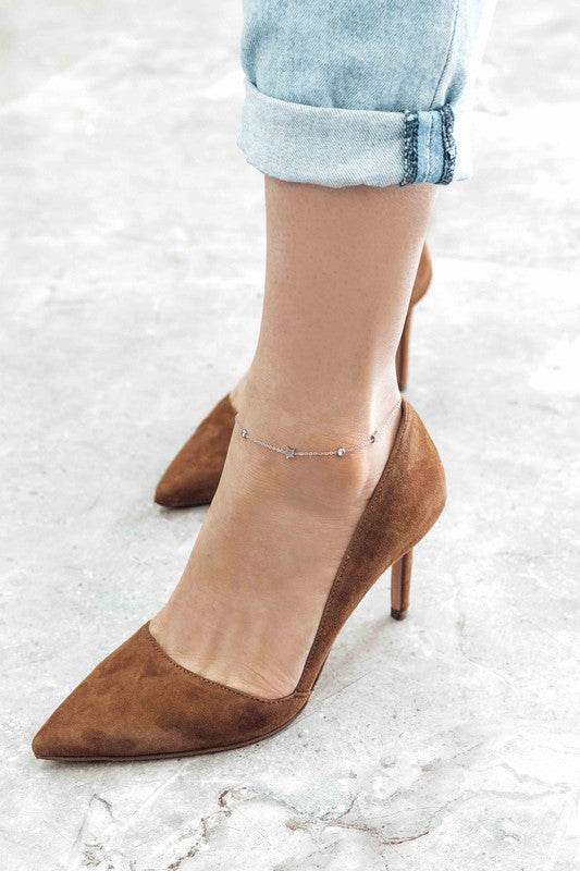 Starry Eyed Rhinestone Anklet - Shop Style & More | Fresh Looks, Everyday Deals & Free Shipping