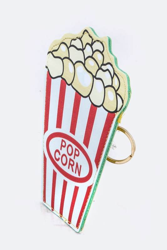Popcorn Coin Purse Key Chain - Shop Style & More | Fresh Looks, Everyday Deals & Free Shipping