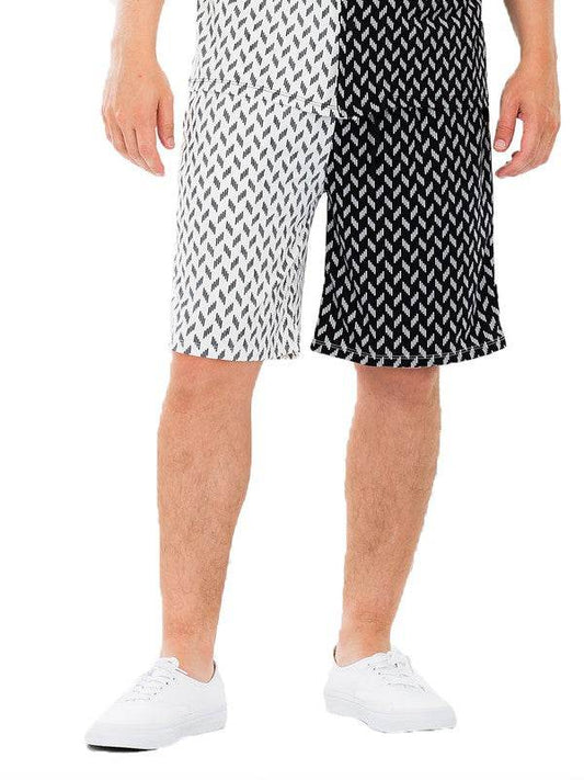 Weiv Mens Diamond Two Tone Print Shorts - Shop Style & More | Fresh Looks, Everyday Deals & Free Shipping