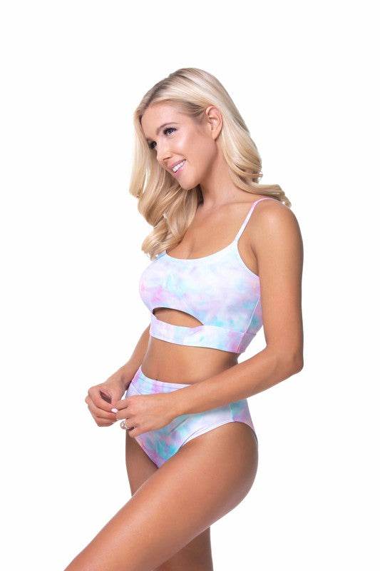 TIE DYE HIGH WAIST BIKINI SET - Shop Style & More | Fresh Looks, Everyday Deals & Free Shipping