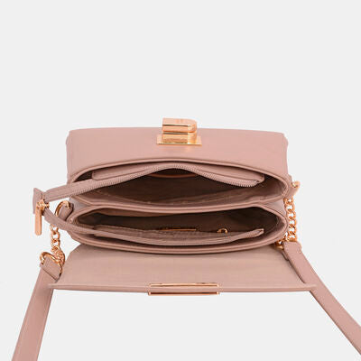 David Jones PU Leather Crossbody Bag Bags