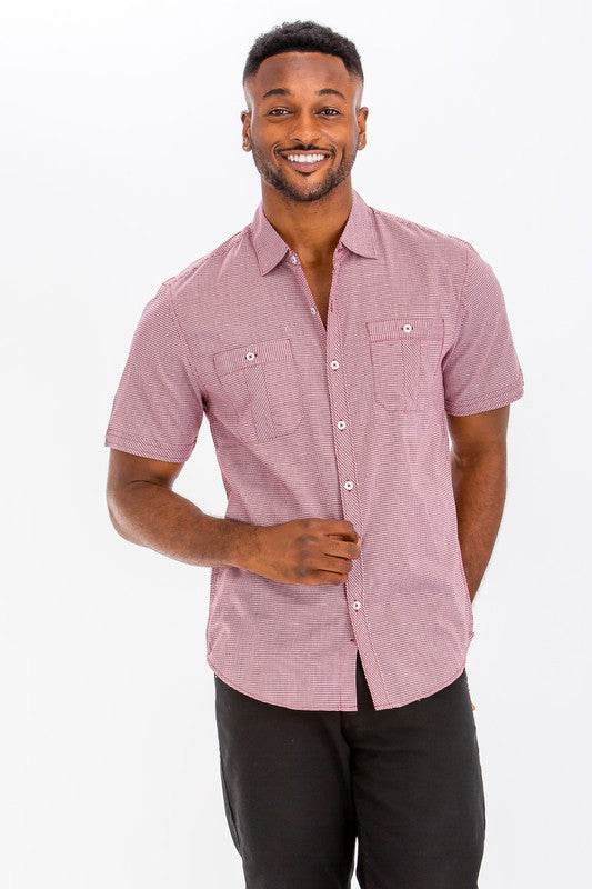 Mens Short Sleeve Button Down Shirt - Shop Style & More | Fresh Looks, Everyday Deals & Free Shipping