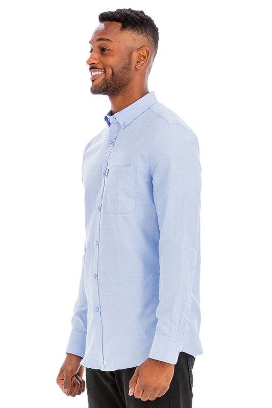 Mens Solid Long Sleeve Button Down - Shop Style & More | Fresh Looks, Everyday Deals & Free Shipping