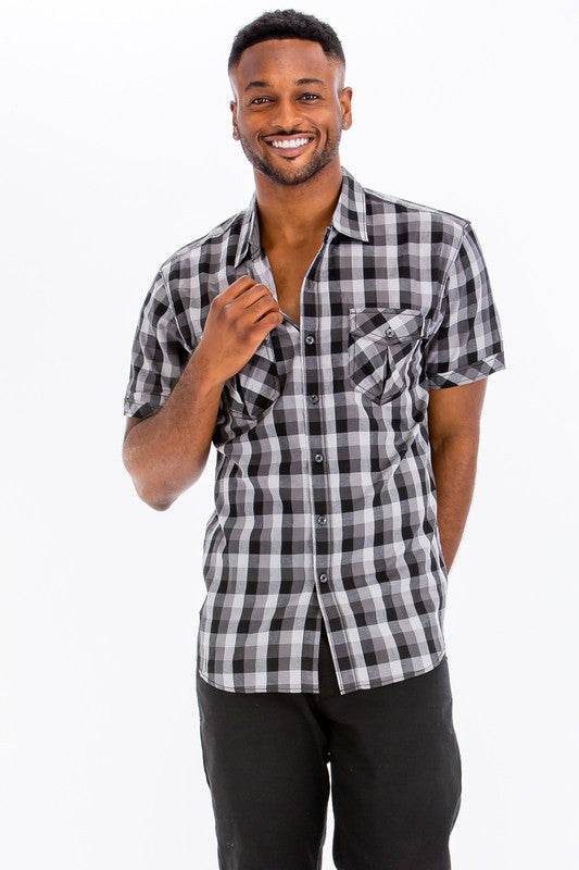 Mens Checkered Button Down Shirt - Shop Style & More | Fresh Looks, Everyday Deals & Free Shipping