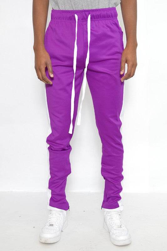 SLIM FIT SINGLE STRIPE TRACK PANT - Shop Style & More | Fresh Looks, Everyday Deals & Free Shipping