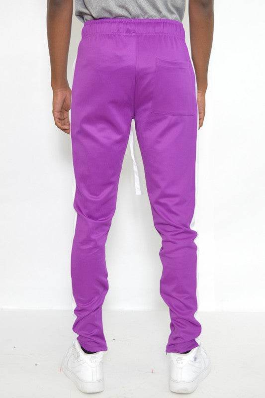 SLIM FIT SINGLE STRIPE TRACK PANT - Shop Style & More | Fresh Looks, Everyday Deals & Free Shipping