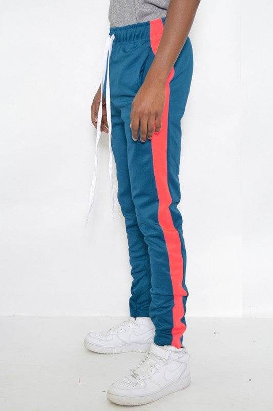 SLIM FIT SINGLE STRIPE TRACK PANT - Shop Style & More | Fresh Looks, Everyday Deals & Free Shipping