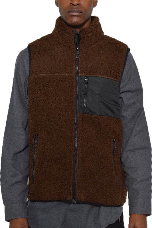 Padded Sherpa Fleece Vest - Shop Style & More | Fresh Looks, Everyday Deals & Free Shipping