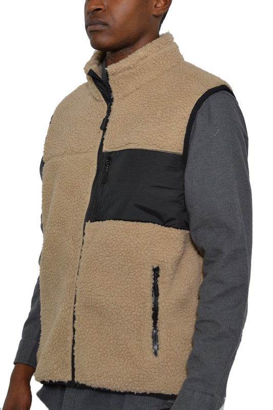Padded Sherpa Fleece Vest - Shop Style & More | Fresh Looks, Everyday Deals & Free Shipping